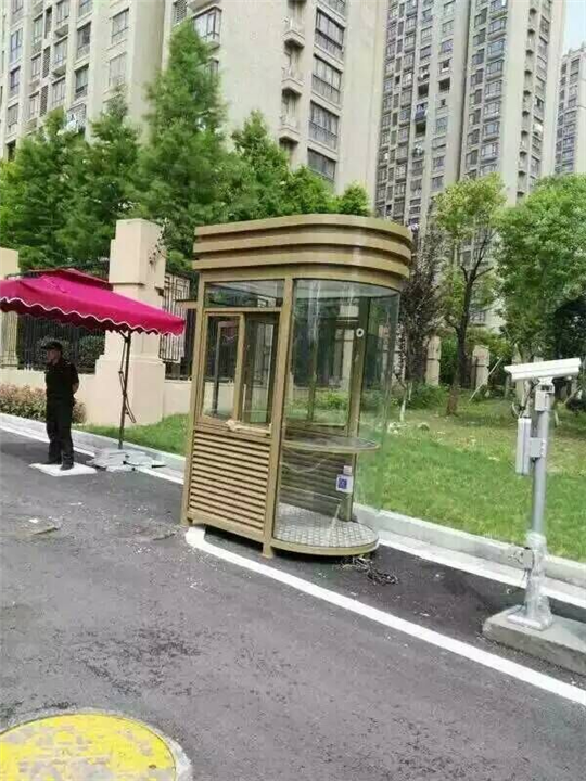 <b>钢结构单圆岗亭</b>
